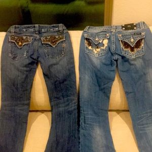 🔥🔥🔥🔥Will sell nine pairs of miss jeans for $335 firm. Size 25 and 26.🔥